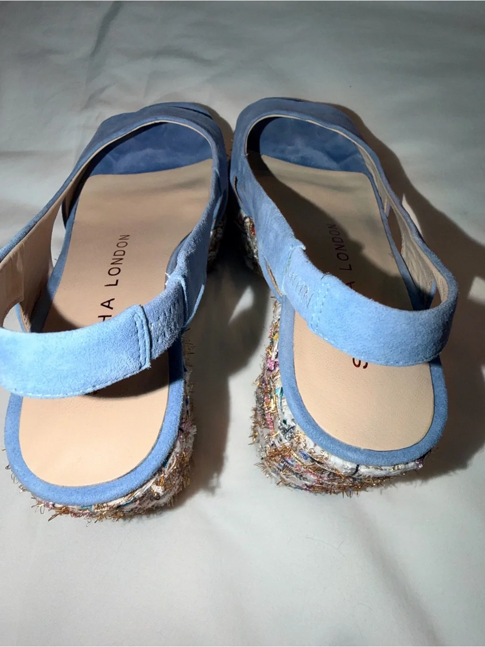Sacha London Isla Sky Kid Suede/Paris Women’s Size 8.5